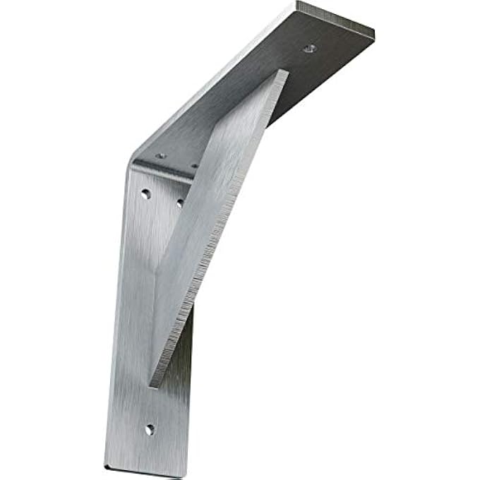 EKENA BKTM02X08X08TRCRS STEEL 2" W D X 8" H TRADITIONAL BRACKET, 2 WX8 DX8 H INCH - Image 2