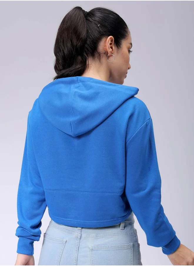 Freehand Women Fitted Solid Corset Sweatshirt