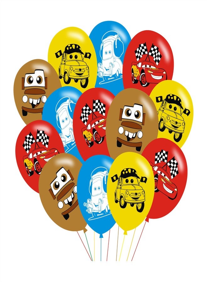 fancigo 40pcs Cars Birthday Party Balloons for Cars Themed Birthday Party Decorations Supplies - 12 Inch - Image 1