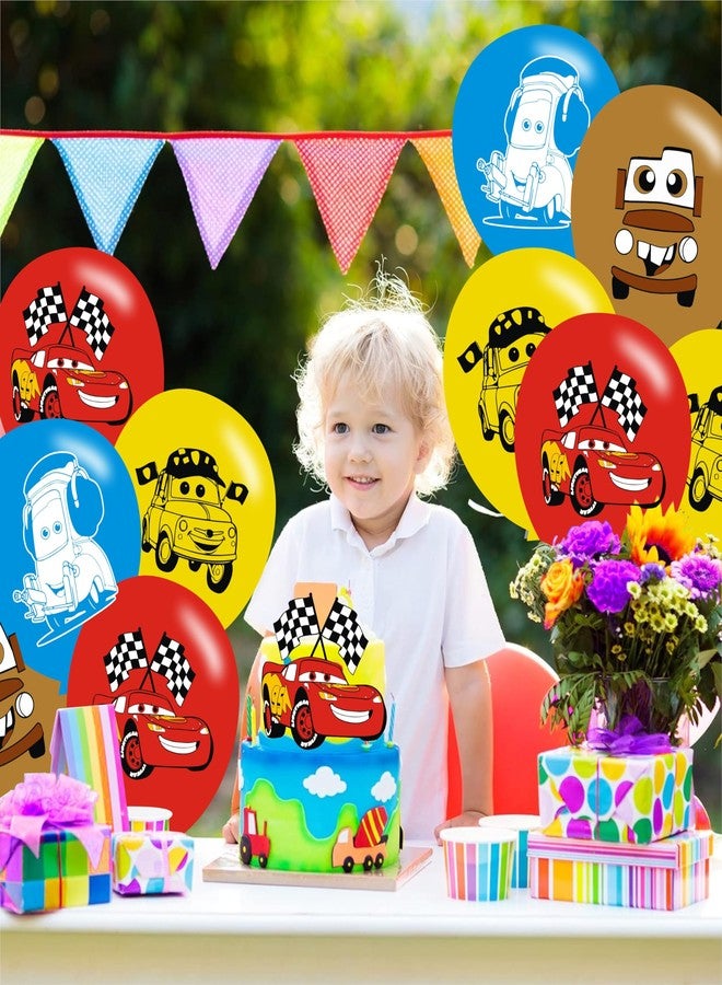 fancigo 40pcs Cars Birthday Party Balloons for Cars Themed Birthday Party Decorations Supplies - 12 Inch - Image 3