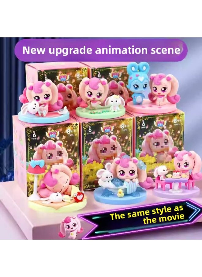Generic - Luxurious Magic Key Treasure Box, Heart, Wonderful And Cute Changeable Toy Mirror Box, Girl And Kids Series Lucky Blind Box-Color:Gift Box [luxury Magic Key Treasure Box] Take Photos To Capture Cute Interactions, Voice Interaction, Smart Sensor, Scan Code Recognition (send 4 Keys + Props) - Image 1