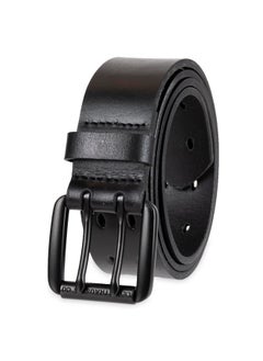 Levi's Women'S Fully Adjustable Peforated Belt With Double Prong Buckle Black Medium  - Image 2
