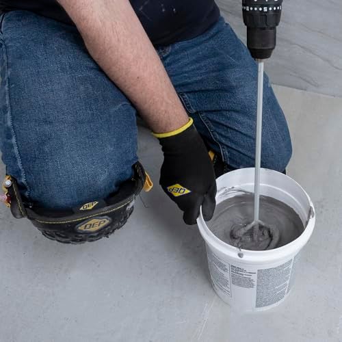 QEP 61210 16 in. Steel Universal Thinset and Grout Mixing Paddle for Cordless and Corded Drills - Image 2
