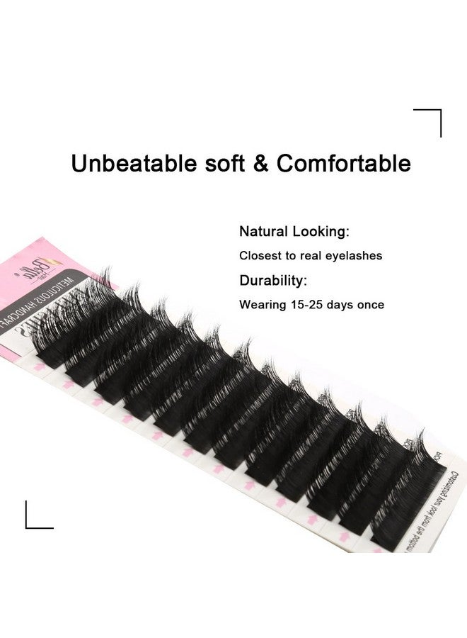 Bella Hair Natural Looking J Curl Siberian Mink Eyelash Extensions Handmade Volume Individual False Lashes Pack Thickness 0.15Mm Medium 10Mm By Bella Hair - Image 5