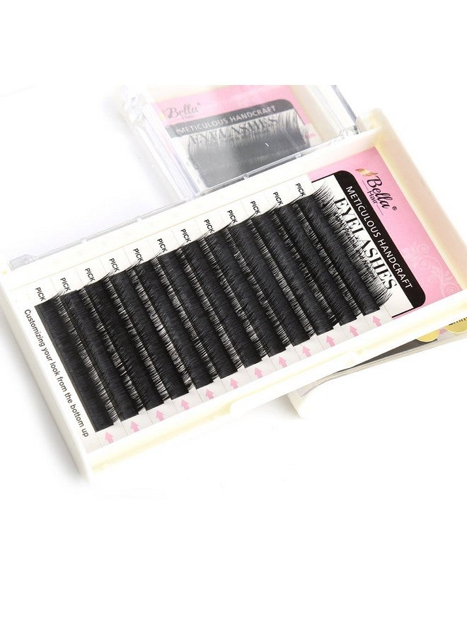 Bella Hair Natural Looking J Curl Siberian Mink Eyelash Extensions Handmade Volume Individual False Lashes Pack Thickness 0.15Mm Medium 10Mm By Bella Hair - Image 3