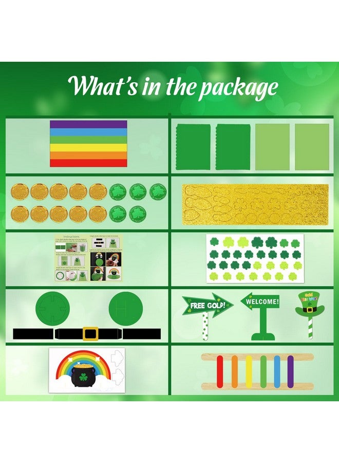 luck sea St Patricks Day Crafts for Kids: Leprechaun Trap DIY Kit Arts Toys Gifts for Classroom Activities Party Supplies Decorations(Style 2) - Image 3