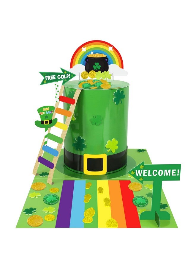luck sea St Patricks Day Crafts for Kids: Leprechaun Trap DIY Kit Arts Toys Gifts for Classroom Activities Party Supplies Decorations(Style 2) - Image 1