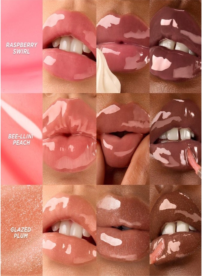 جيسو مجموعة جيسو لزيوت الشفاه بنكهة العسل، إصدار محدود، ٢٤ مل | لمعان مغذي، تركيبة مرطبة بنكهة العسل، مجموعة هدايا للعناية بالشفاه - Image 5