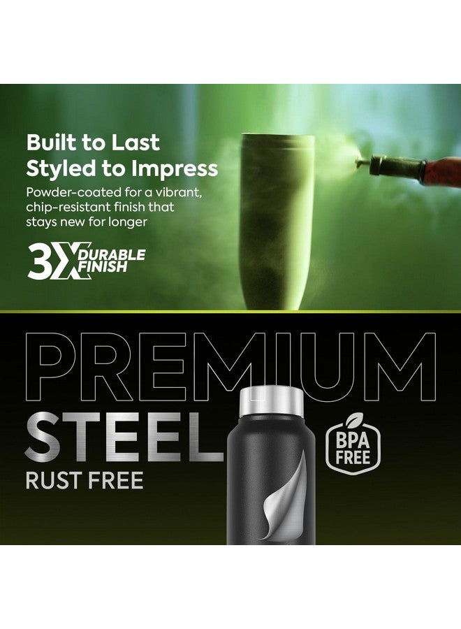 PEXPO Chromo 1000 ISI Certified Stainless Steel Sports/Fridge Water Bottle, 950ml, Knight Black | Eco Friendly | BPA Free | Water Bottle for Office, Gym, School, Yoga, Trekking, Men, Women and Kids - Image 3