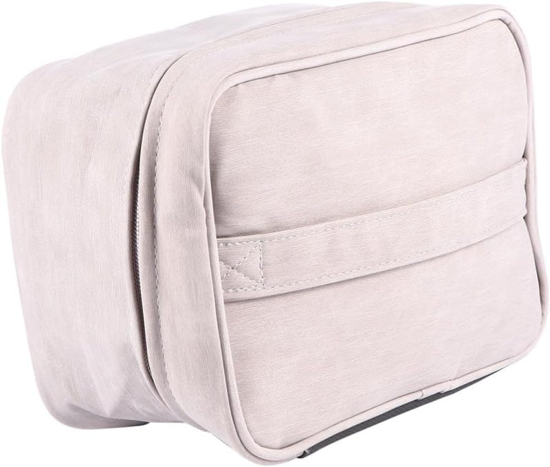 INOOMP Multifunctional Travel Toiletry Bag with Hanging Hook Large Capacity Waterproof Cosmetic Pouch Portable Wash Bag for Travel and Daily Use in Space Gray - Image 1