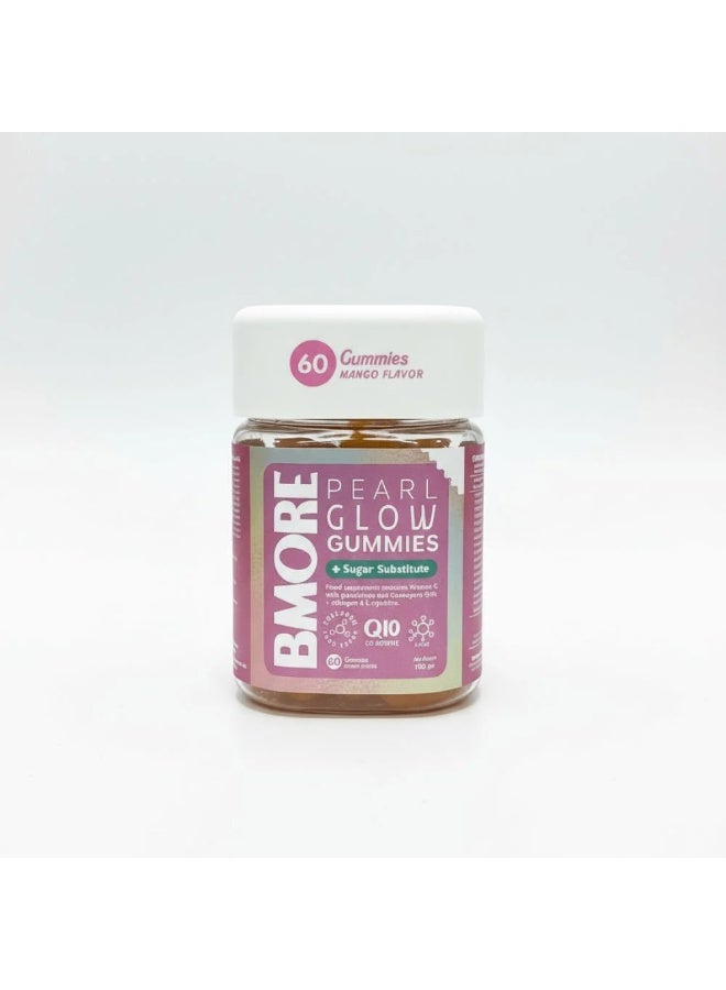 BMore Pearl Skin Radiance & Glow Mango Flavor – 60 Gummies 6 packages - Image 3