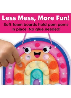 Creativity for Kids Pom Pom Pictures: Magical Rainbow And Unicorn Preschool And Toddler Crafts Gifts For Ages 3+  - Image 5