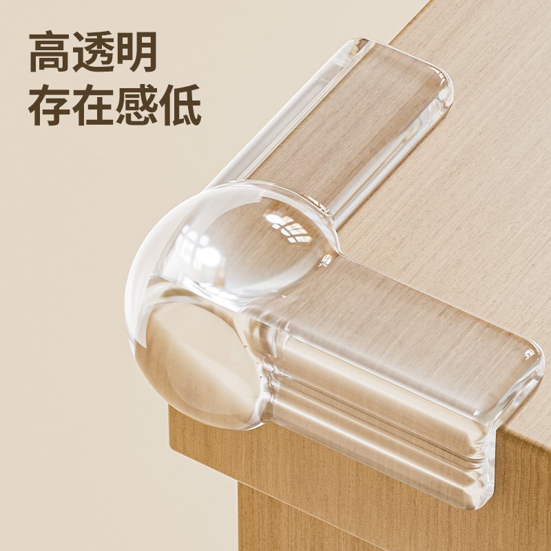 PETO Airbag Table Corner Anti-Collision Corner Protector Children'S Baby Anti-Collision Silicone Protective Cover Coffee Table Table Border Corner Protector 4 Pack - Image 4