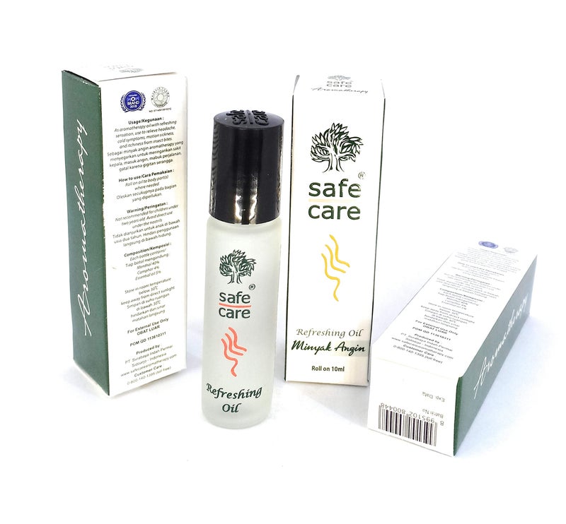 Safecare زيت عطرية منعشة رول أون، 10 مل (عبوة من 12) - Image 3