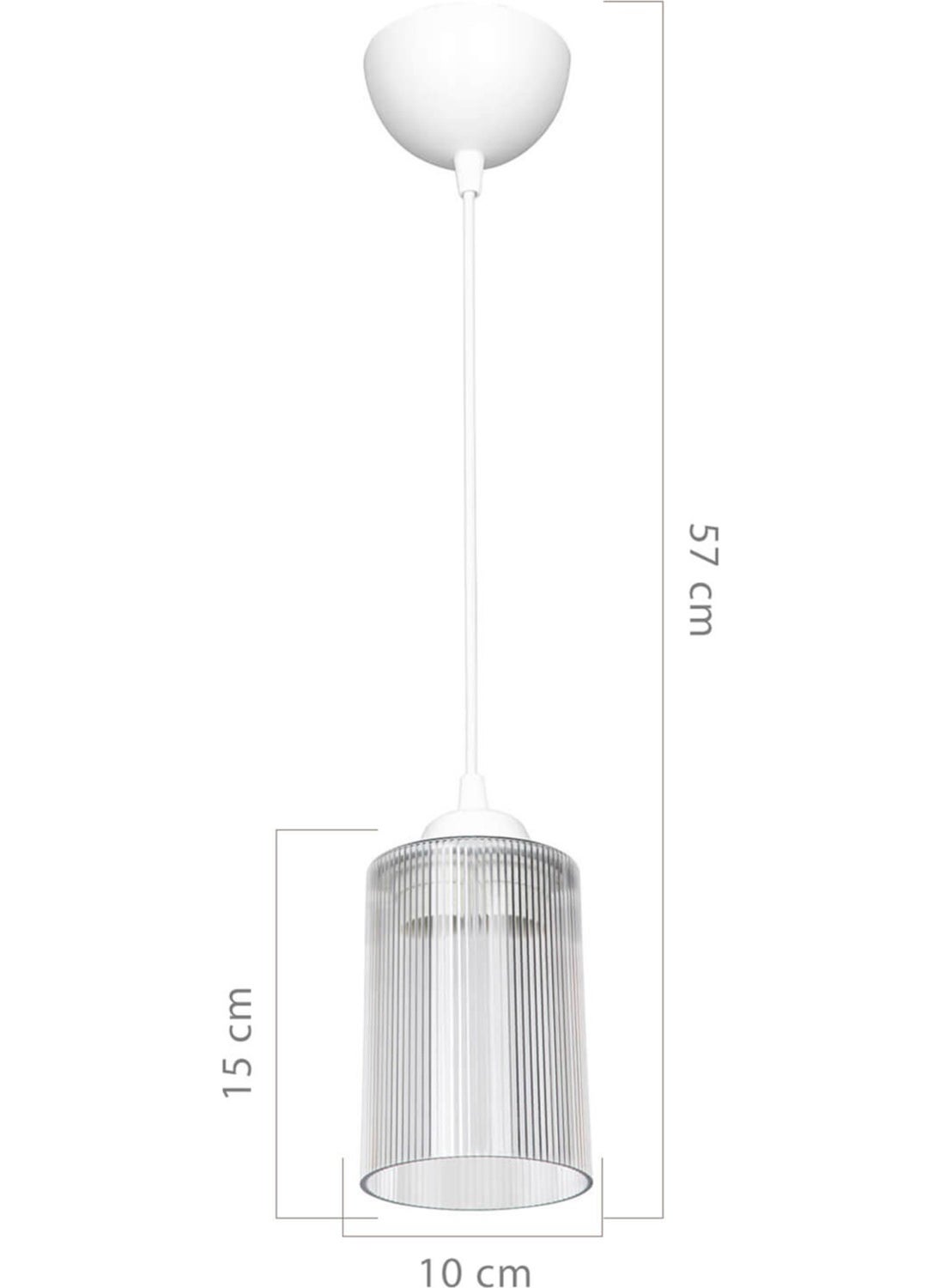 Ag Light Design - Transparent Pendant Lamp Chandelier Living Room Kitchen Hallway Bedroom Lamp - Image 1