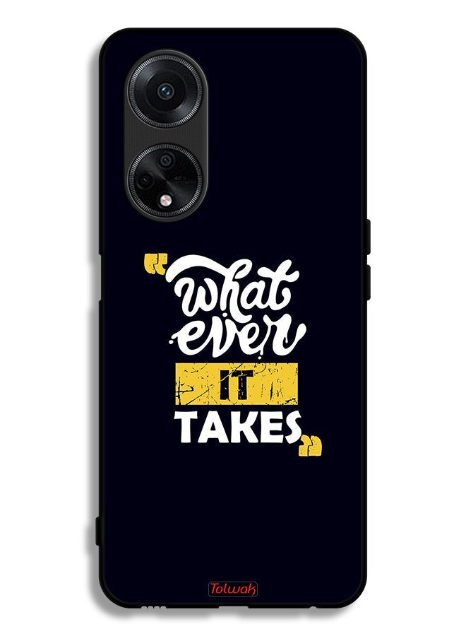 Tolwak Oppo A1 5G Protective Case Cover Whatever It Takes - Image 1