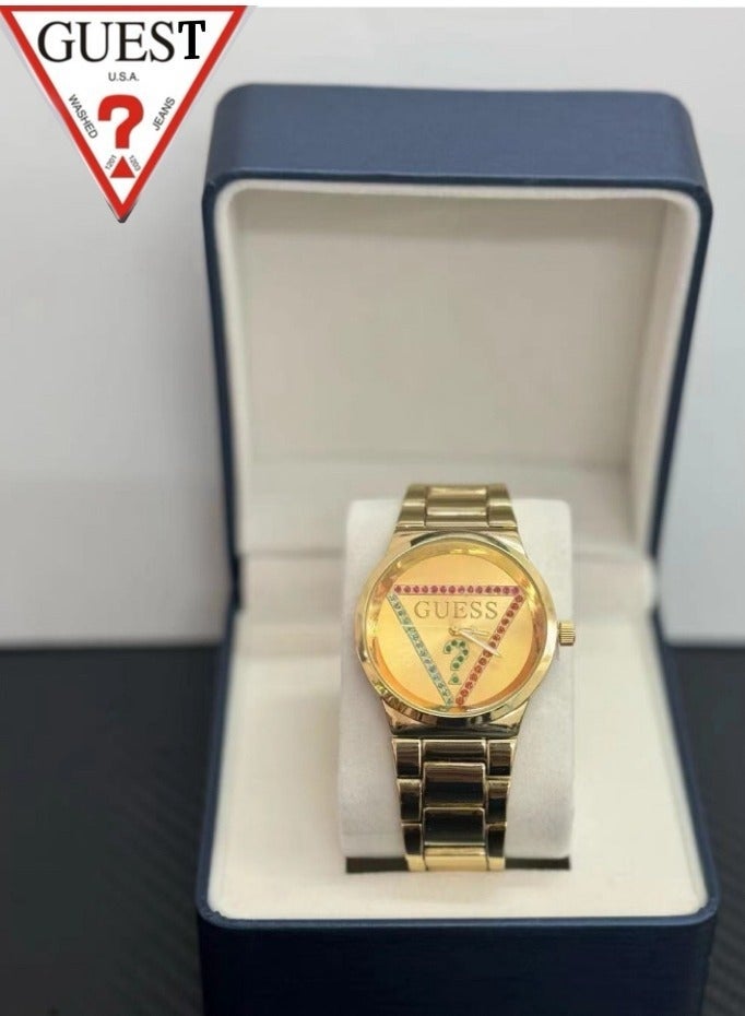 Guest Women's Stainless Steel Analog Watch - Image 1