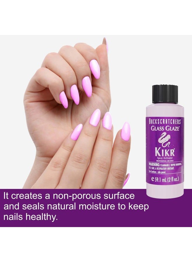 BACKSCRATCHERS Kikr Activator - Fiberglass Or Silk Wrap Nail Extension Glue - 6 Oz - Image 3