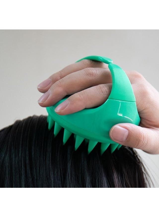 Generic Scalp Massager Hair Growth Scalp Scrubber with Soft Silicone  Dandruff Removal Hair Shampoo Brush for Scalp Brush Head Massager Dandruff Comb Scalp Massage Tool Psoriasis Comb Green 