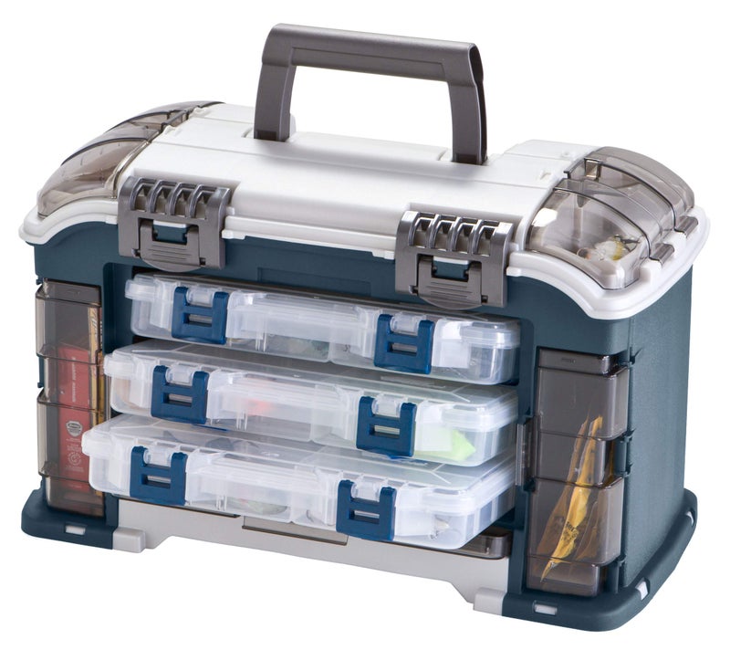 Plano Angled Tackle System with Three 3560 Stowaway Boxes, Fishing Tackle Storage, Premium Tackle Storage - Image 1