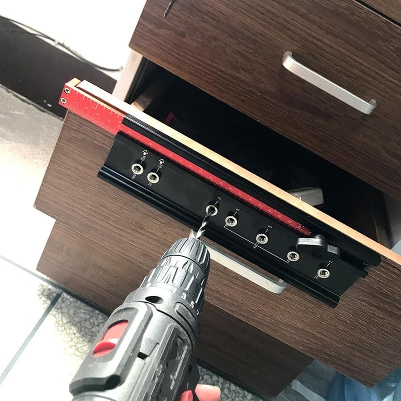 Self Centering Punch Locator Drill Guide for Cabinet Handles and Drawer Pulls - Image 5
