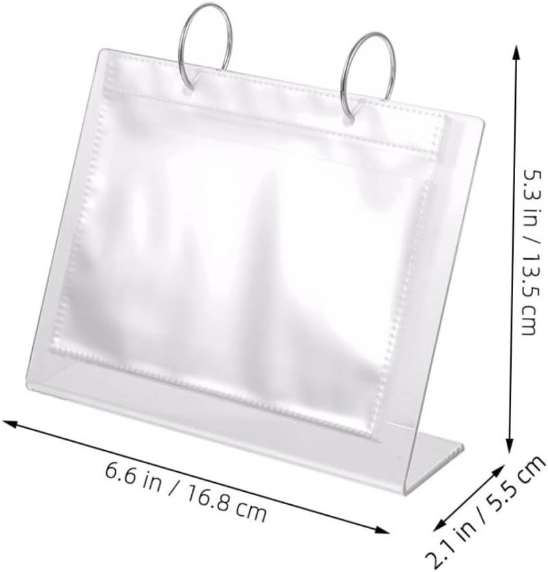 Practical build ABOOFAN 2pcs Acrylic Photo Stand Holder Tabletop Picture Display Book for Photos for Weddings Graduations Family Memories Home Office Decor Economical varied design options Bug proof seal Upgraded general material Daily use improved quality Easy store & transit build All user friendly build Local supply chain stock In-house warehouse packing No overseas transit wait Easy transit optimized build Wide use compliant quality Wide usage compatibility Minimal design Quick available purchase options UV resistant Global standard processed material Economical varied sizing picks Flexible usage build Wide daily application Market need oriented construction Integrated warehouse solution Matte anti slip finish Mountain region eligible ship Flexible sizing options - Image 2
