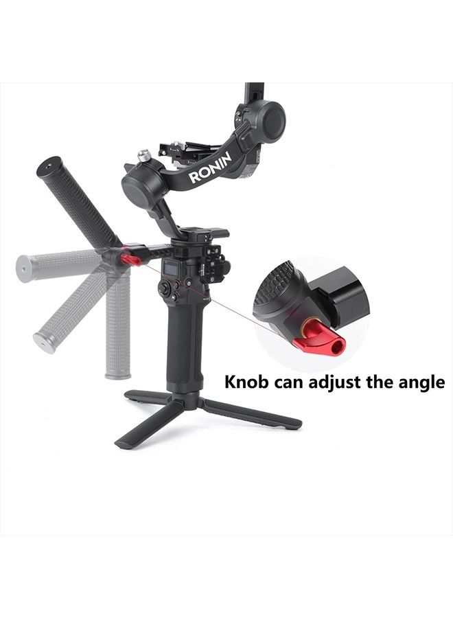 King Ma Gimbal Handle Grip Mount 180° Adjustable Monitor Mount Professional Video Handgrip Holder with Cold Shoe Plate for DJI Ronin S/SC/ RSC2 - Image 3