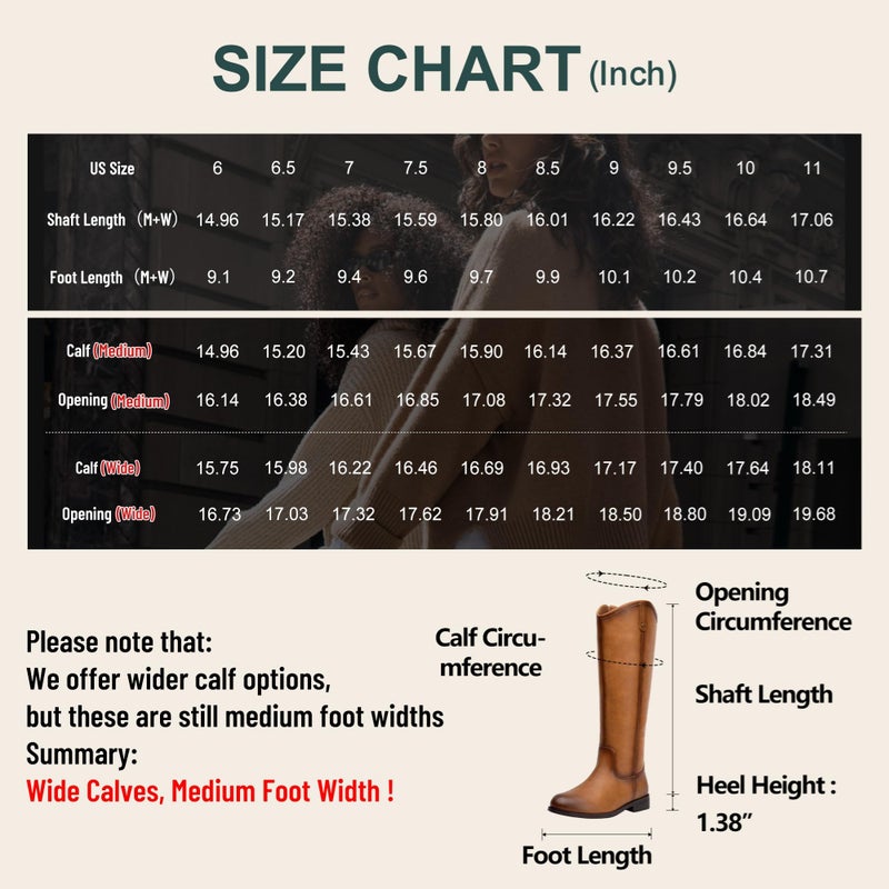Vepose Women's Knee High Boots 956 Camel Zipper Casual Weather Tall Fashion Retro Vegan Boots for Women Size 8(CJY956 Camel pu 08) - Image 4