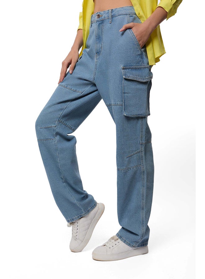 Premoda Fancy Cargo Denim Jeans - Image 2