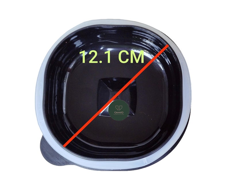 QemiQ®-'Food Processor' BIG Jar "LID With Silicon Gasket" Suitable for-Bajaj, USHA, Croma, MORPHY Richards, INALSA, Singer" (NOT INCLUDED JAR) (Lid size-12.1 cm) - Image 2