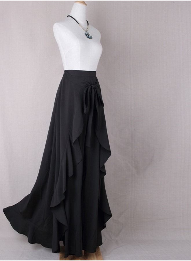 Loquat High Waist Long Skirt And Trousers  - Image 2