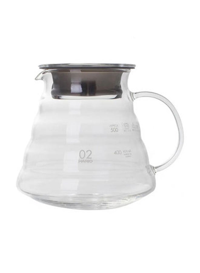 NIBEMINENT V60 Range Server Glass White 600ml - Image 1