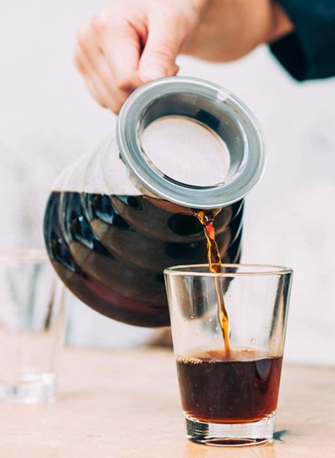 NIBEMINENT V60 Range Server Glass White 600ml - Image 3