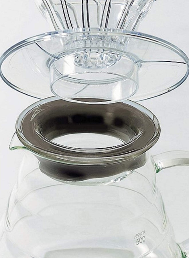 NIBEMINENT V60 Range Server Glass White 600ml - Image 2