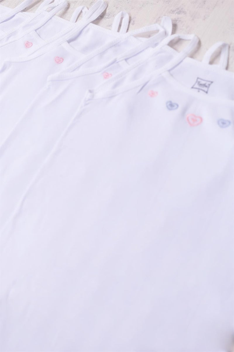 Tutku Passion 6-Piece Rope Strap Embroidered Undershirt  - Image 5