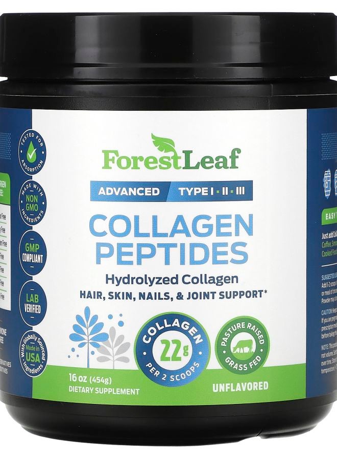 Collagen Peptides Unflavored 16 oz (454 g)