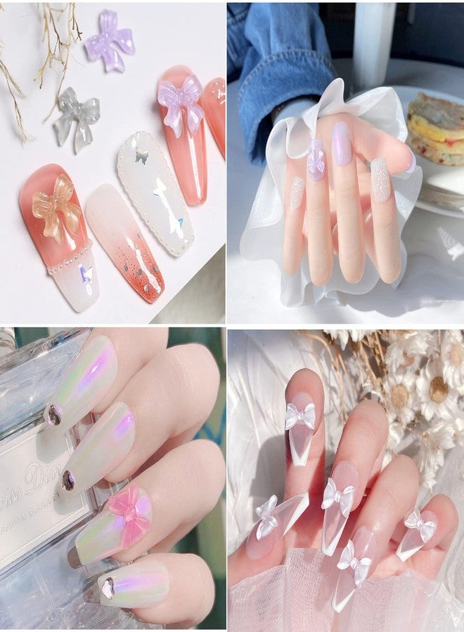 SUKPSY 50 Pcs 3D Mix Color Nail Art Decorations Candy Colour Glitter Resin Nail Rhinestone Nail Charm for Nail Art Design Accessories - Image 3