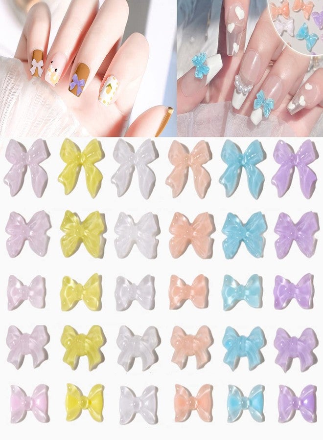 SUKPSY 50 Pcs 3D Mix Color Nail Art Decorations Candy Colour Glitter Resin Nail Rhinestone Nail Charm for Nail Art Design Accessories - Image 1