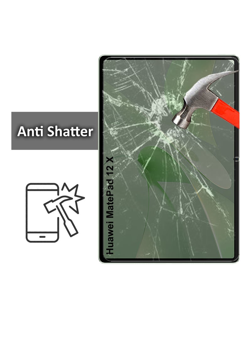 Huawei MatePad 12 X Tempered Glass Screen Protector – High Transparency, Delicate Touch, Anti-Explosion, Smooth Arc Edges, Easy Installation - Image 3