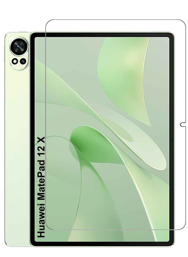 Huawei MatePad 12 X Tempered Glass Screen Protector – High Transparency, Delicate Touch, Anti-Explosion, Smooth Arc Edges, Easy Installation - Image 1