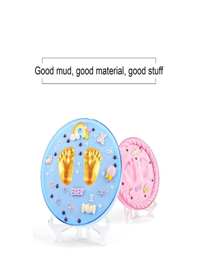 TGOPIT Baby Footprint Hand Foot Imprint Kit Casting Toys Print Handprint Newborn Souvenir Air Drying Soft Clay Mold Hundred Days Gift - Image 3