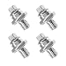 ZNDAW 4PCS Side Battery Terminal Bolts 38 Standard Battery Terminal Side Post Adapter Short Stud Vehicle Battery Cable Stud Connector Replacement for GM Post Car Accessories - Image 2