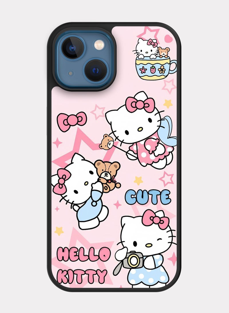 PXLAAT iPhone 13 case cover Hello Kitty Rosa - Image 1