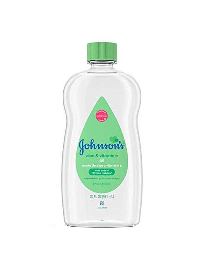 Johnson's Aloe Vera And Vitamin E Baby Oil - Image 1