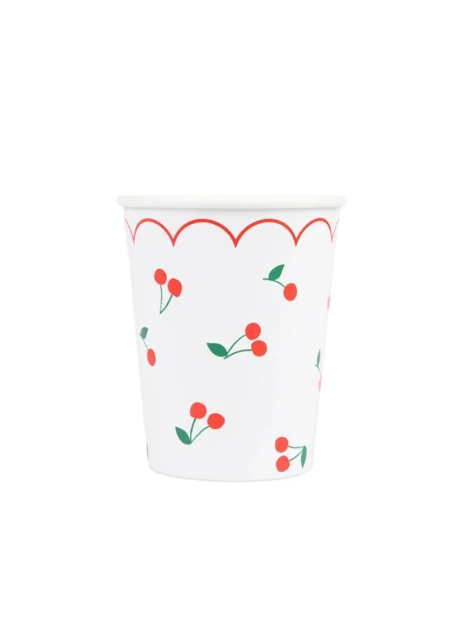 Meri Meri Cherry Pattern Cups