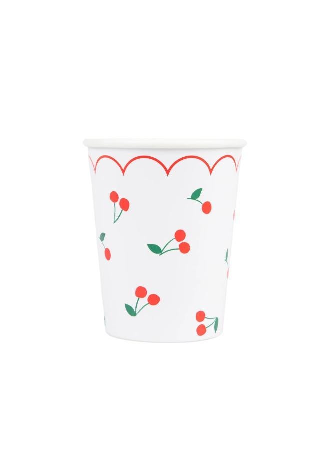 Meri Meri Cherry Pattern Cups - Image 1