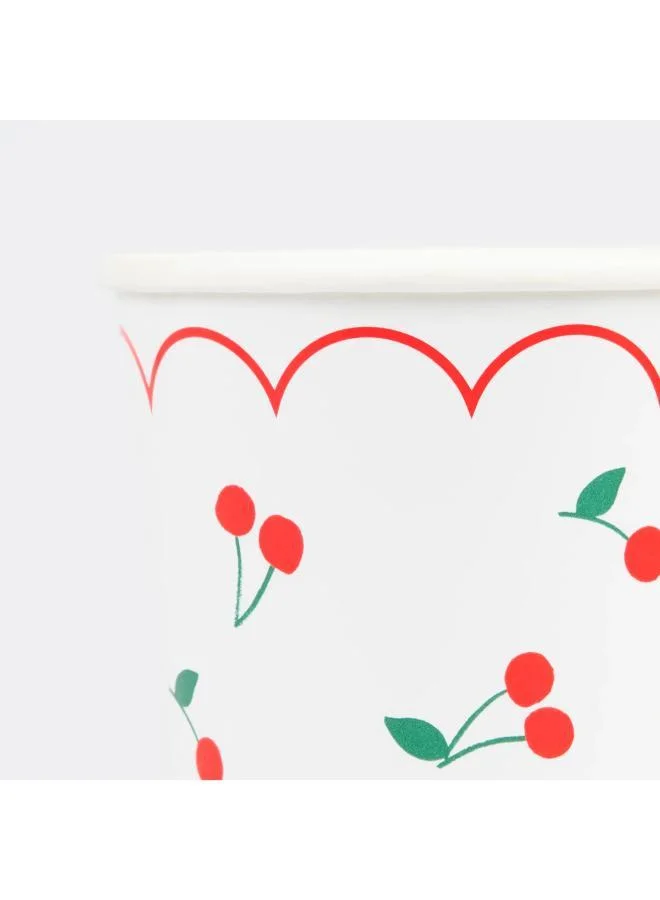 Meri Meri  Cherry Pattern Cups  | Best Price UAE