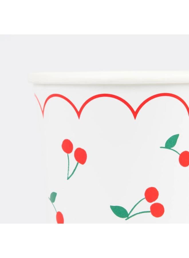 Meri Meri Cherry Pattern Cups - Image 3