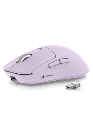 X3 Lightweight Wireless Gaming Mouse with Tri-Mode 2.4G/USB-C Wired/Bluetooth,Up to 26K DPI, PAW3395 Optical Sensor,Kailh GM8.0 Switch,5 programmable Buttons for PC/Win/Mac(Purple) - pzsku/Z8699E92B3203AC08F4F7Z/45/_/1735802951/01ef0ade-d341-4584-ab09-708f1cf13542