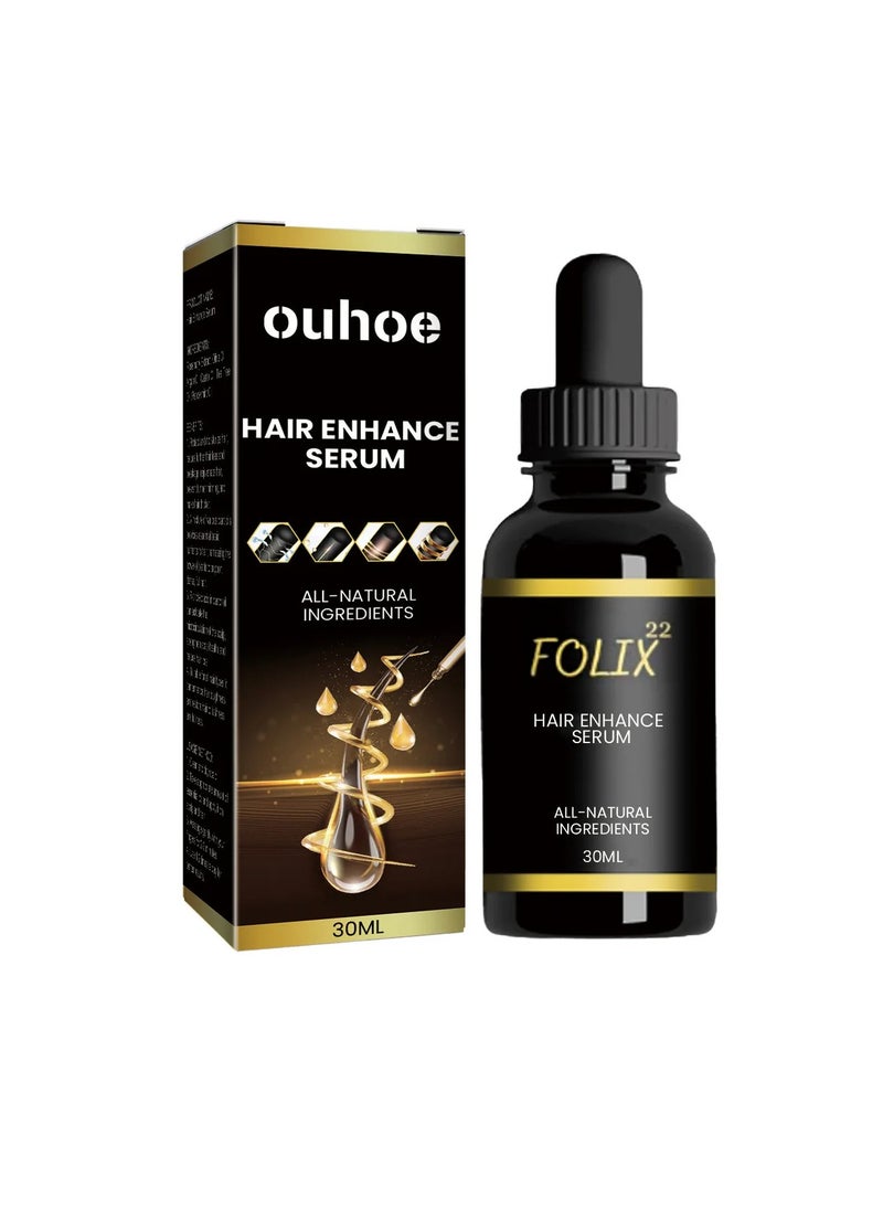 OUHOE - Hair Thickening Serum, Natural Ingredients Hair Growth Oil, Nourishing Hair Growth Scalp Treatment Oil,  Anti Hair Loss Hair Treatment Essence For Thinning And Damaged Hair - Image 1